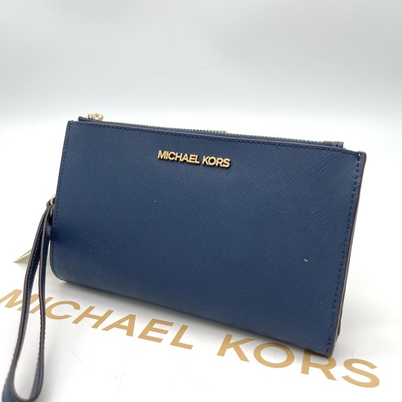 Michael Kors Large Double Zip Wallet Wristlet - Picture 3 of 7